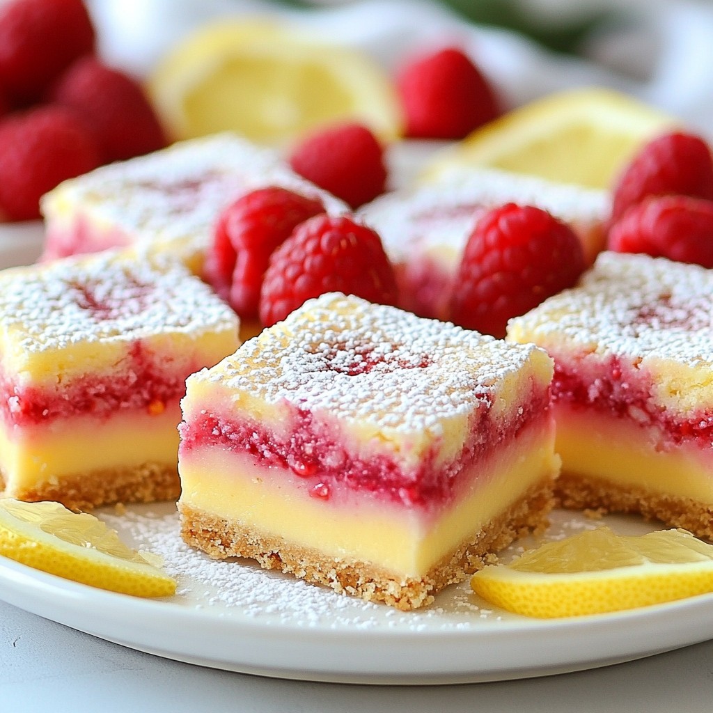 Raspberry Lemonade Bars Delightful and Tangy Treat