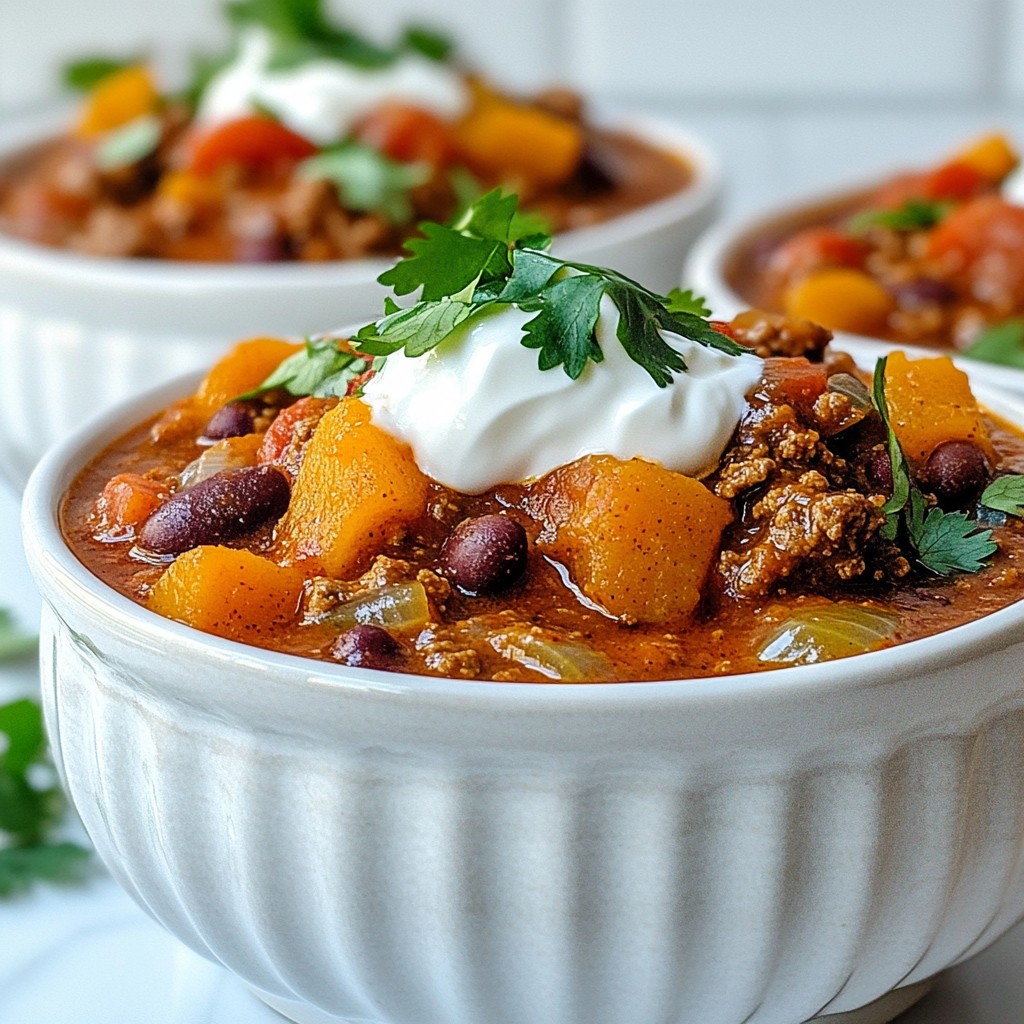 Savory Slow Cooker Beef and Pumpkin Chili Recipe