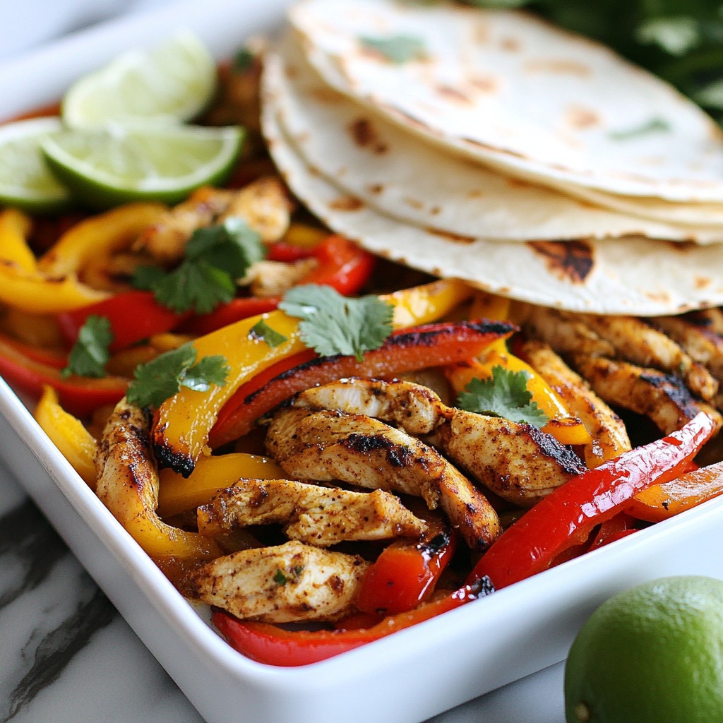 Honey Lime Chicken Fajitas Flavorful and Easy Recipe