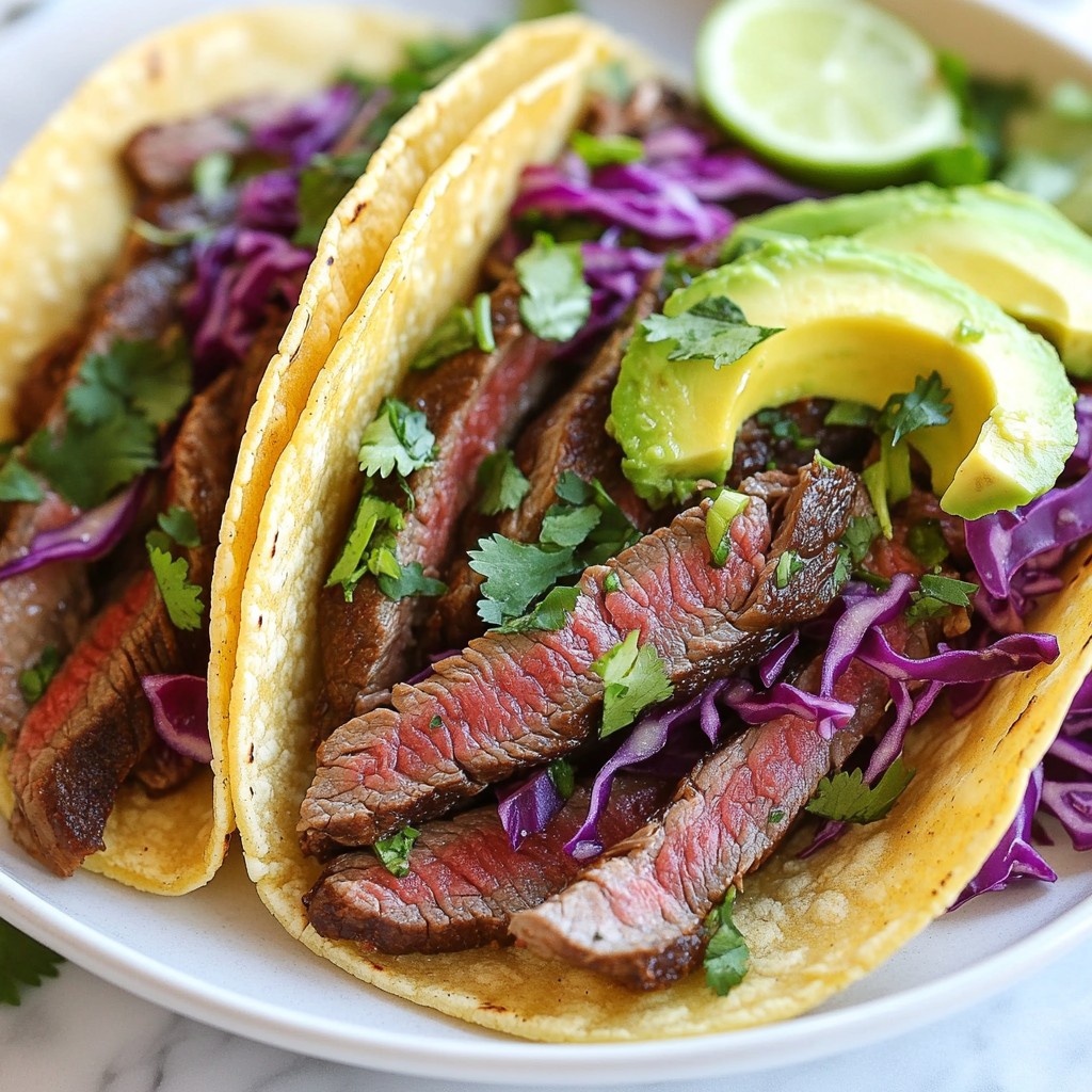 Chili Lime Skirt Steak Tacos Flavorful and Easy Recipe