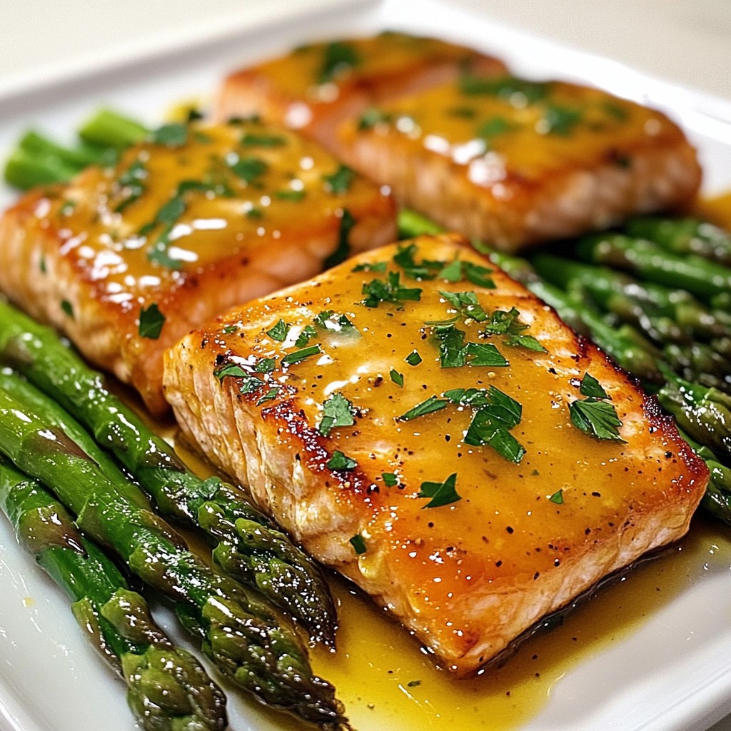 Honey Mustard Glazed Salmon Simple and Tasty Dish