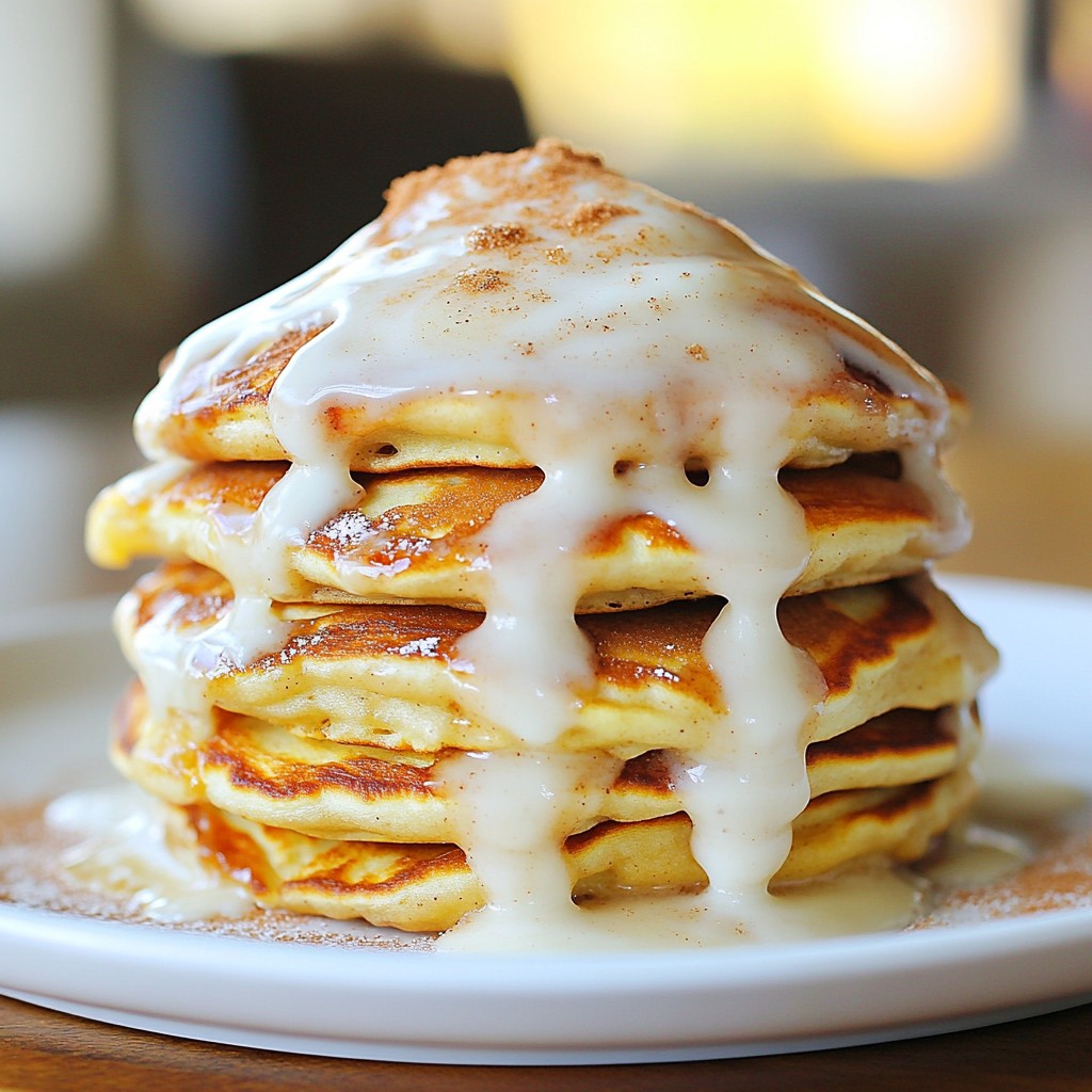 Cinnamon Roll Pancakes Delightful and Simple Recipe