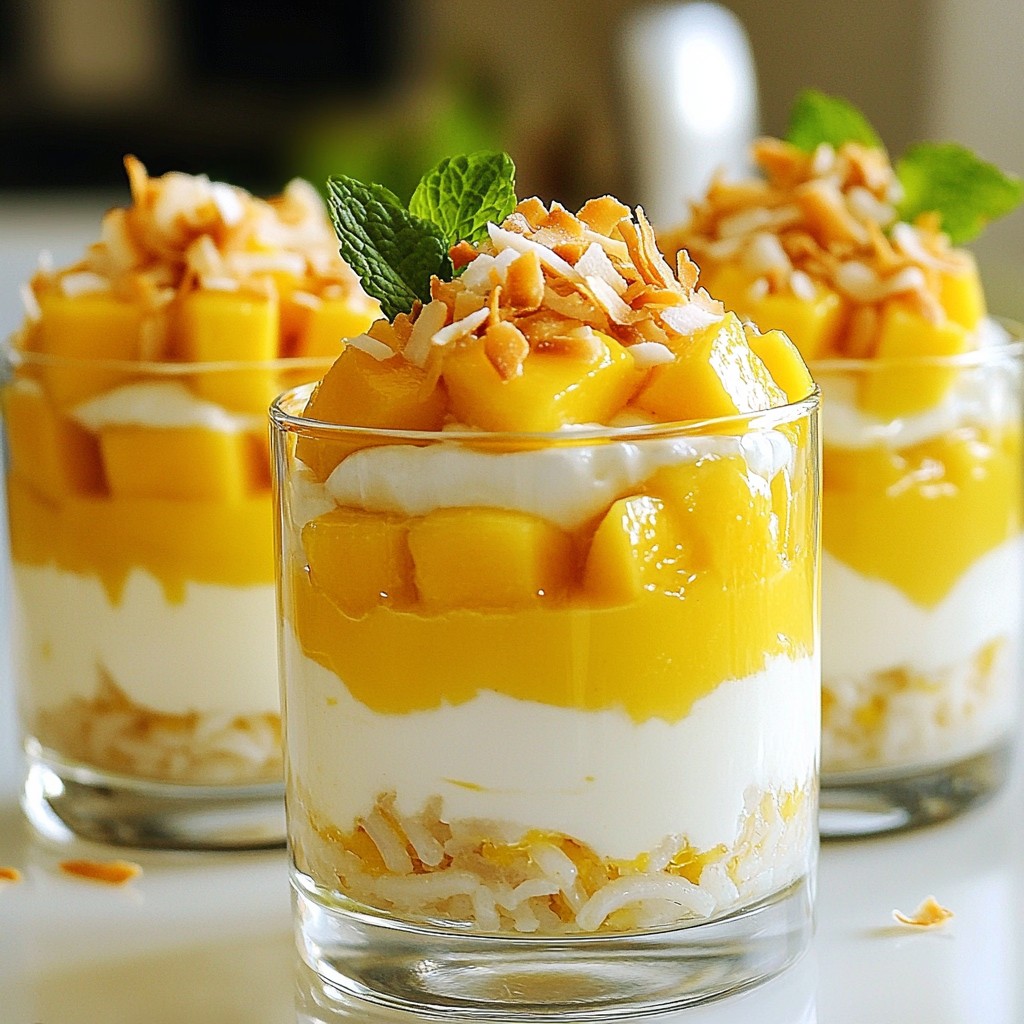 Mango Coconut Rice Pudding Creamy Comfort Dish
