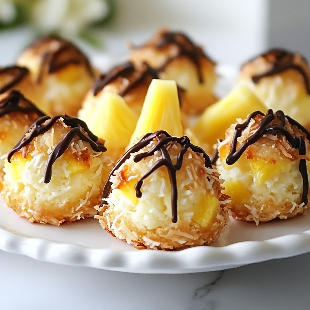 Pineapple Coconut Macaroons Delightful and Easy Treat