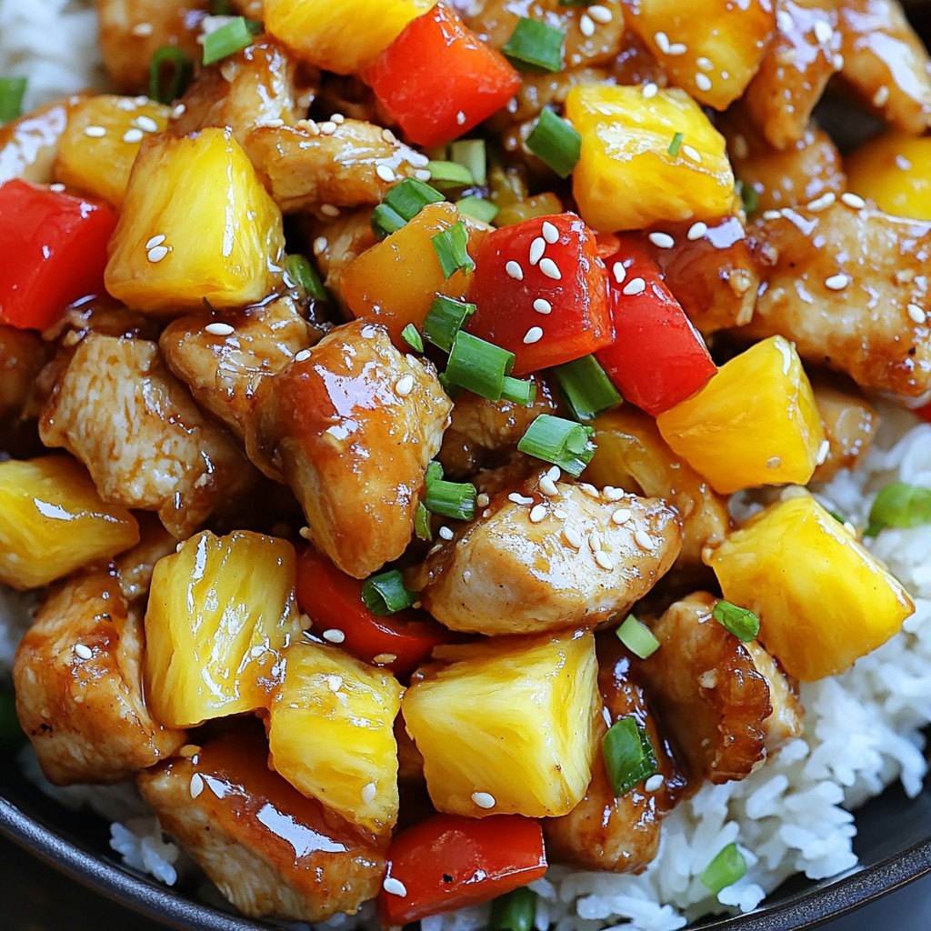 Teriyaki Pineapple Chicken Skillet Flavorful Dish