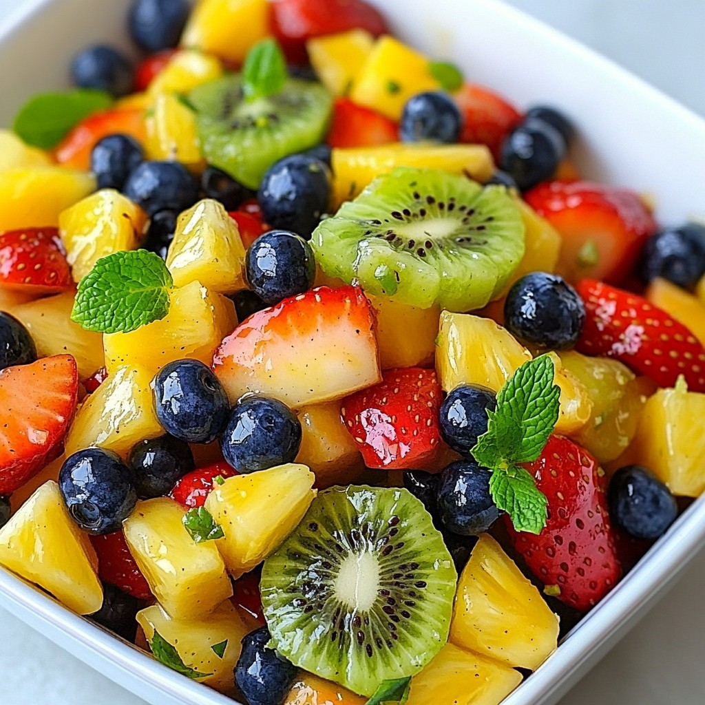Honey Lime Fruit Salad Fresh and Flavorful Treat