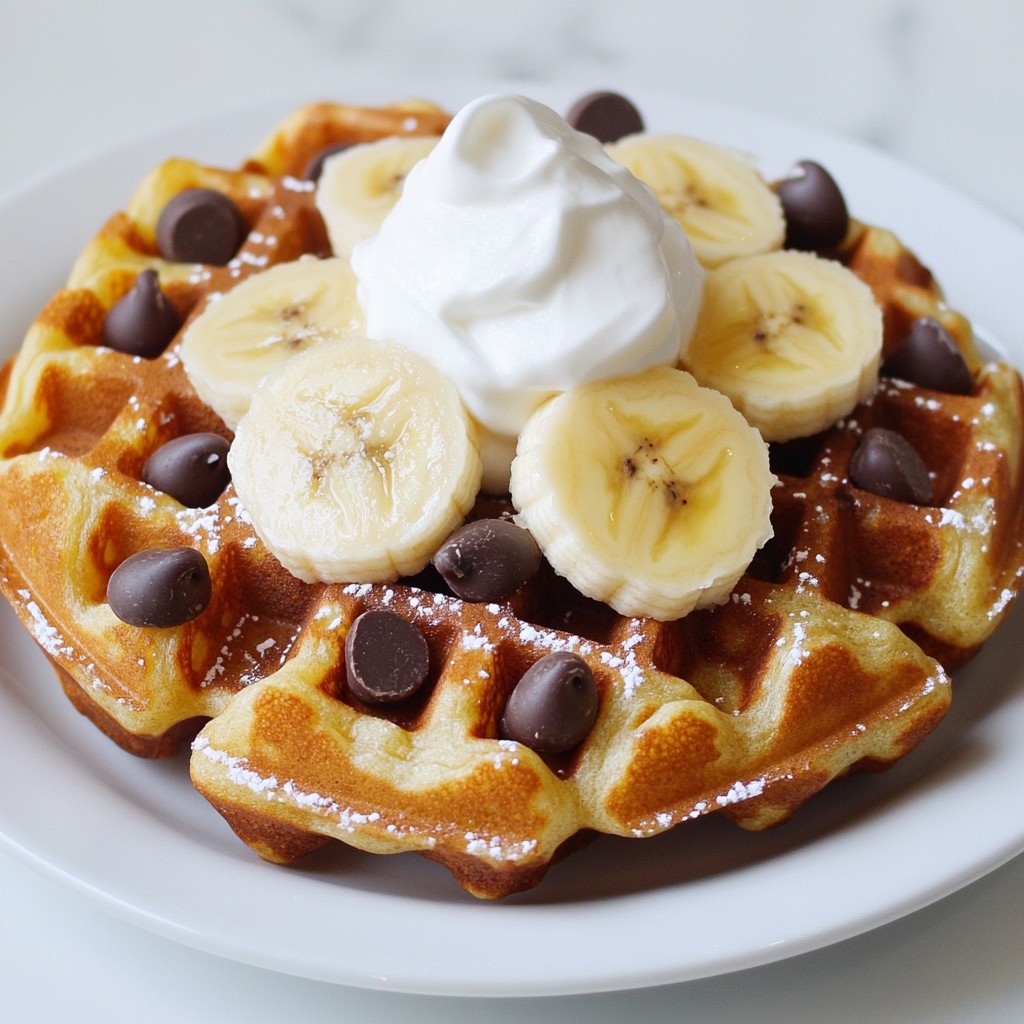 Irresistible Banana Chocolate Chip Waffles Recipe