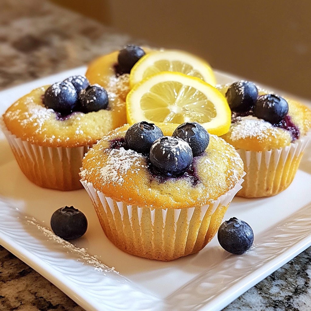 Blueberry Lemon Energy Muffins Quick and Tasty Treat