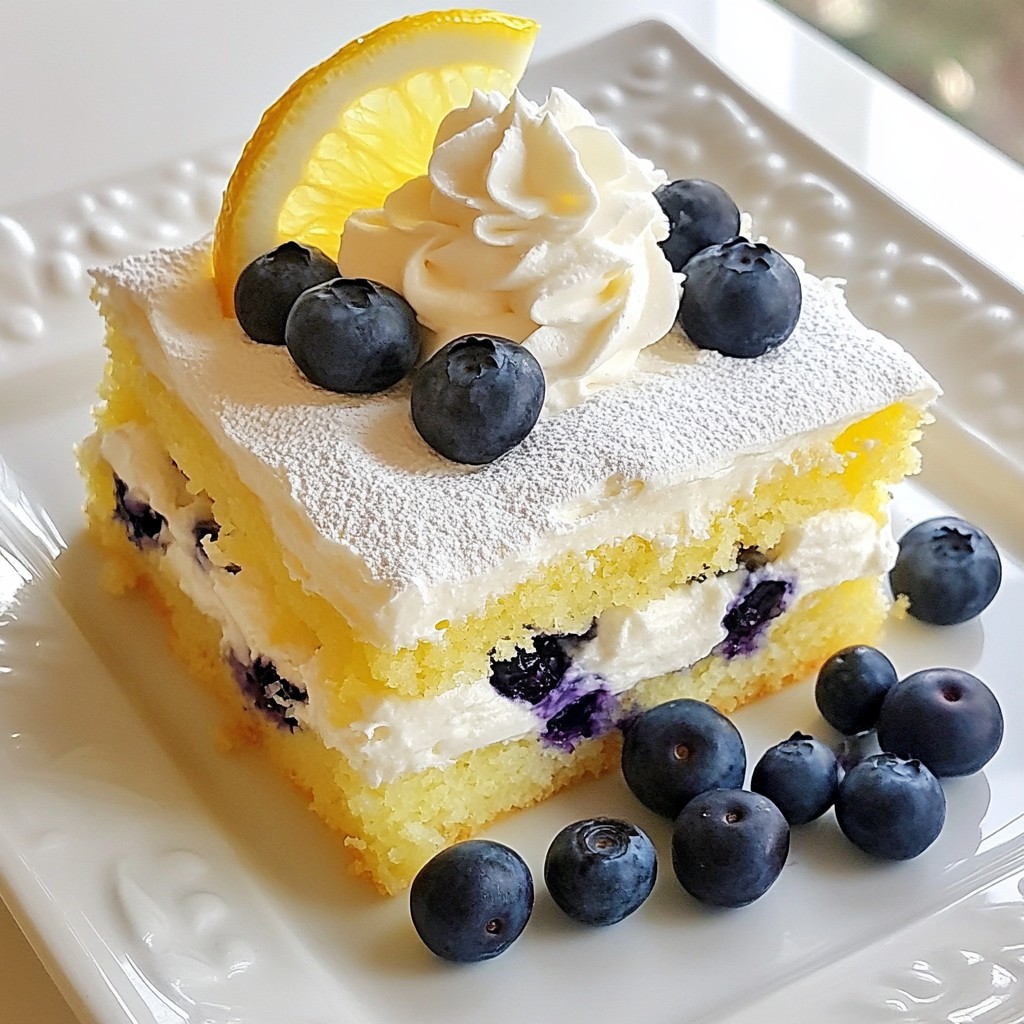 Lemon Blueberry Yogurt Cake Easy and Delightful Recipe