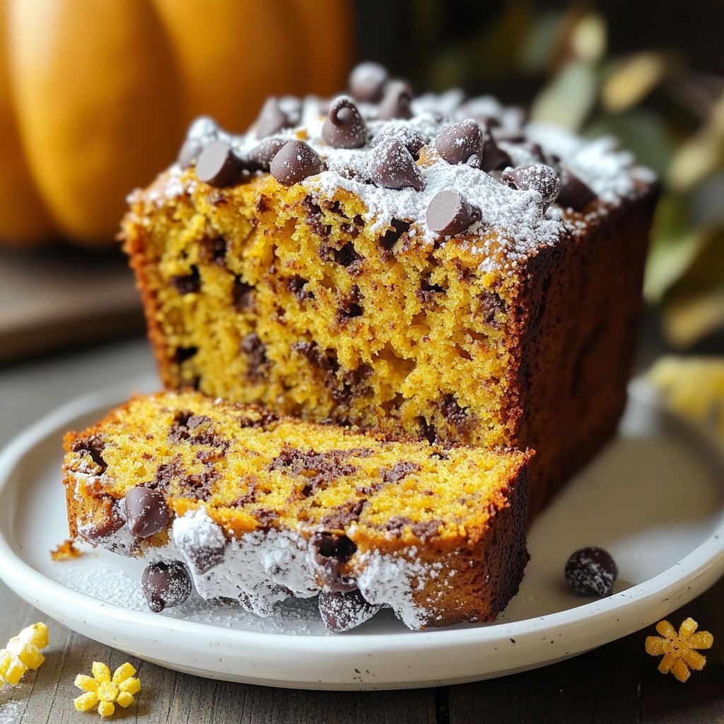 Chocolate Chip Pumpkin Bread Delightful and Simple Recipe