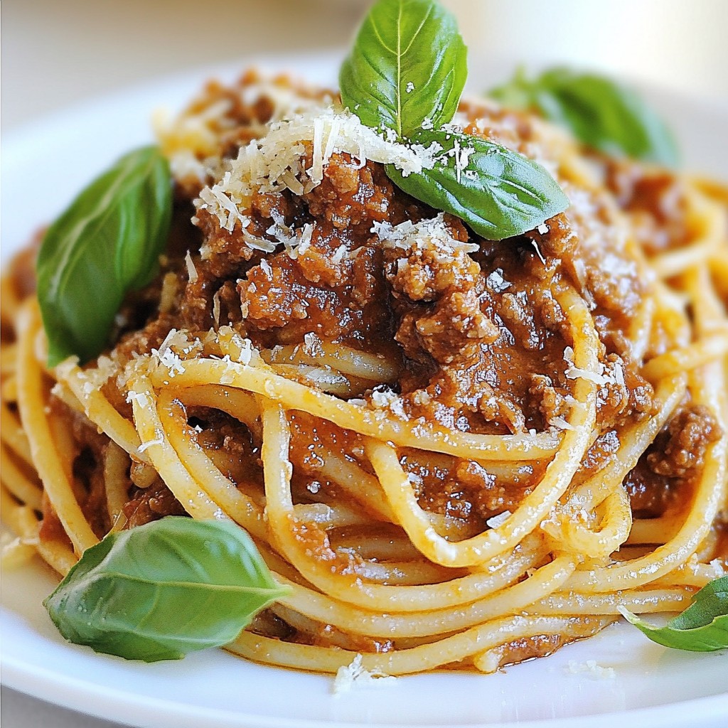 Savory Spaghetti with Ground Beef Marinara Recipe