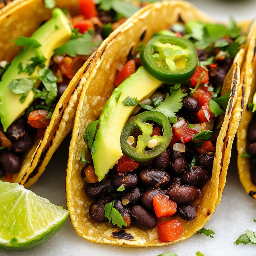 Spicy Black Bean Tacos Flavors to Savor Tonight