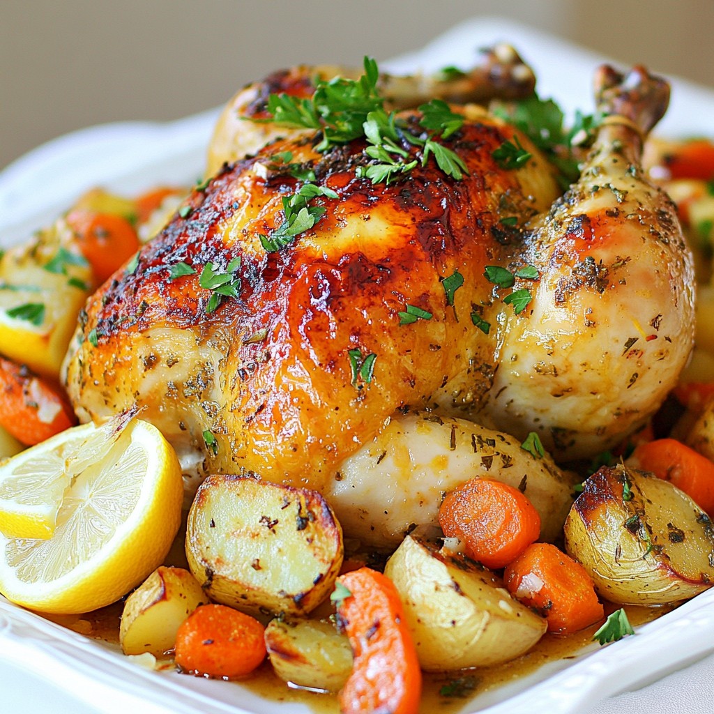 Lemon Herb Roasted Chicken Flavorful and Simple Meal