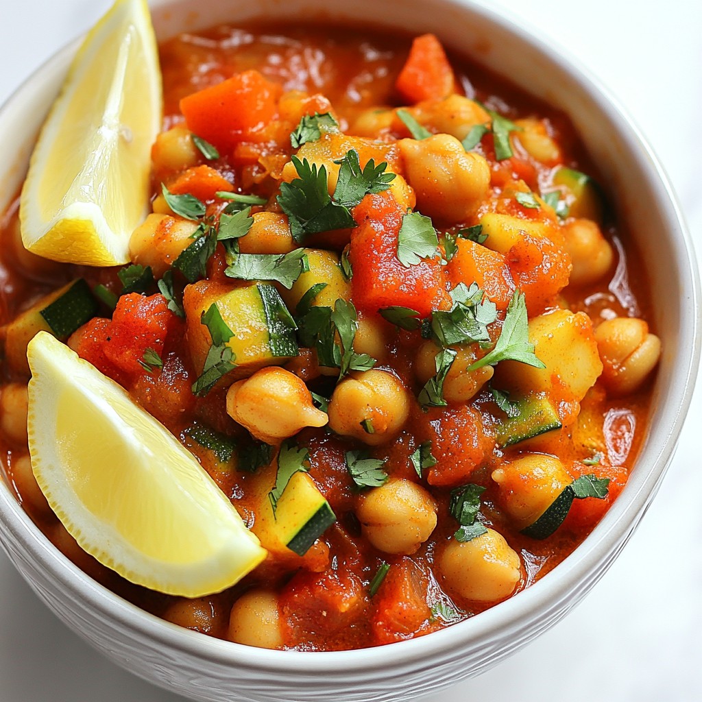 Moroccan Chickpea Stew Flavorful and Hearty Meal