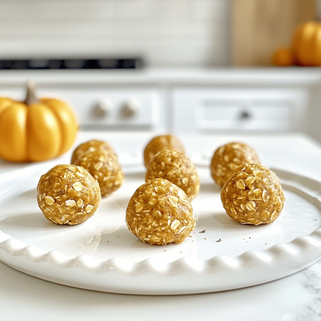 Pumpkin Spice Energy Balls Tasty Fall Snack Recipe