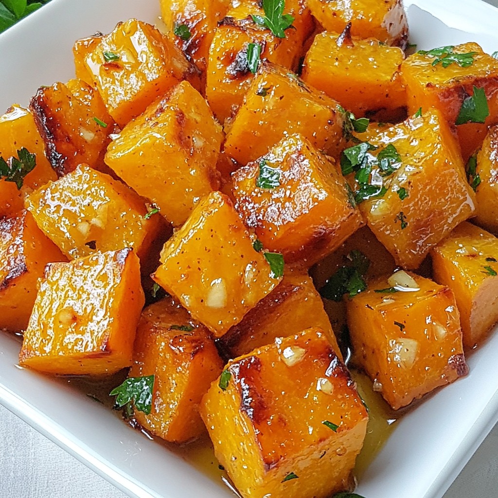 Honey Garlic Roasted Sweet Potatoes Delightful Side Dish