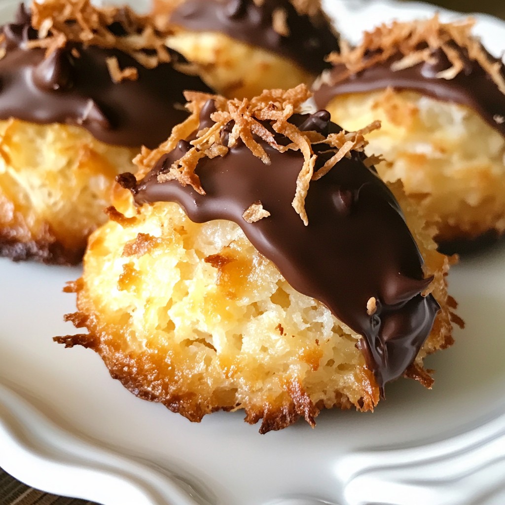 Chocolate Chip Coconut Macaroons Easy Anytime Treat