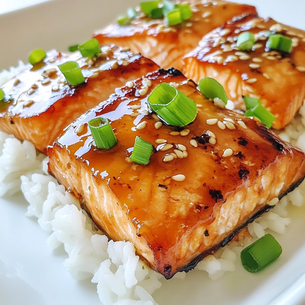 Sesame Soy Glazed Salmon Tasty and Simple Recipe