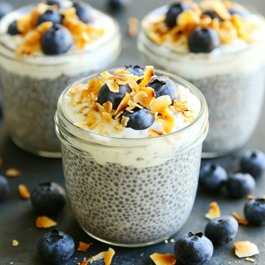 Blueberry Coconut Chia Pudding Energizing Breakfast Delight