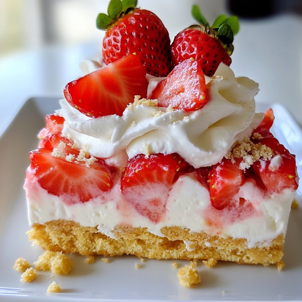 Strawberry Shortcake Ice Cream Bars Delightful Treat