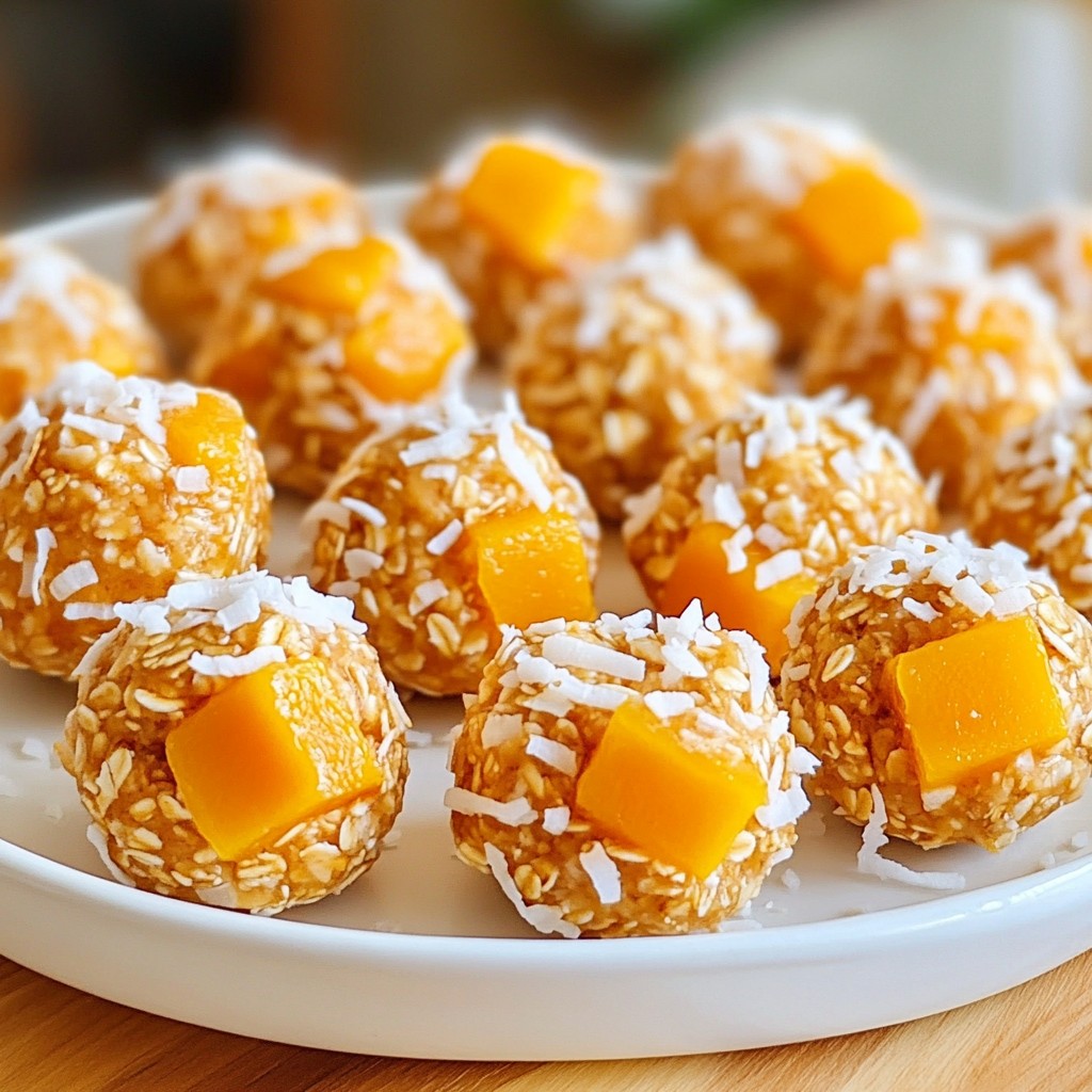 Mango Coconut Energy Bites Simple and Nutritious Snack