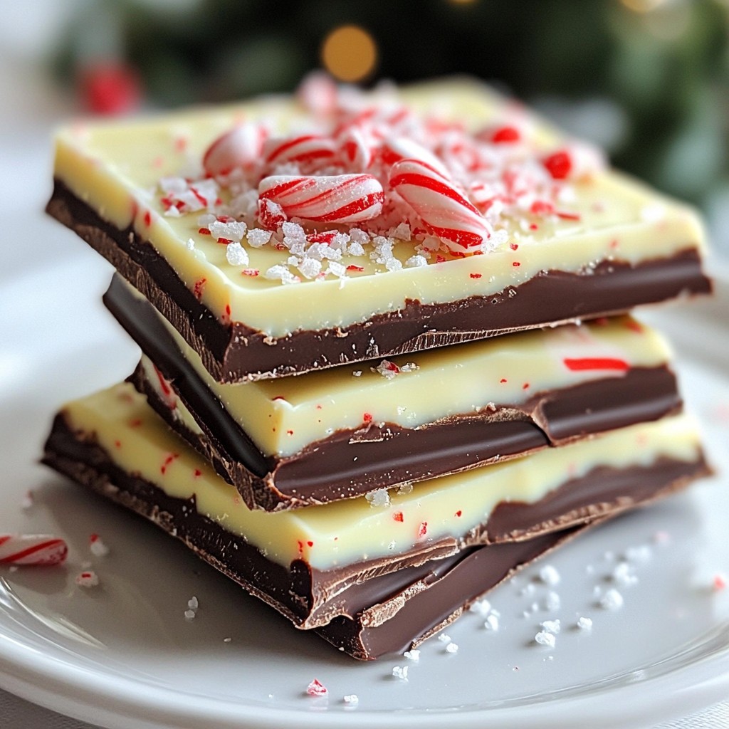 Chocolate Peppermint Bark Delightful Holiday Treat