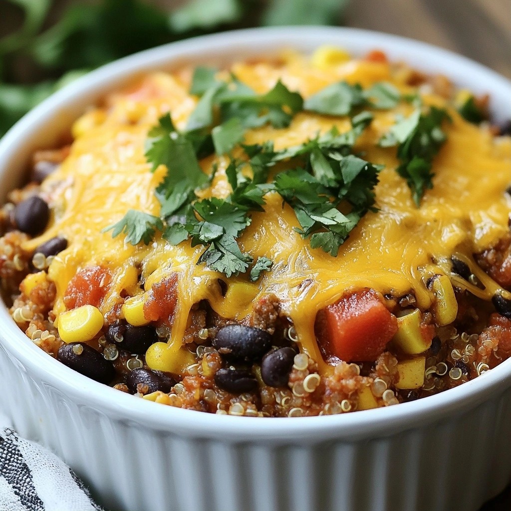 Mexican Beef and Quinoa Casserole Flavorful Delight