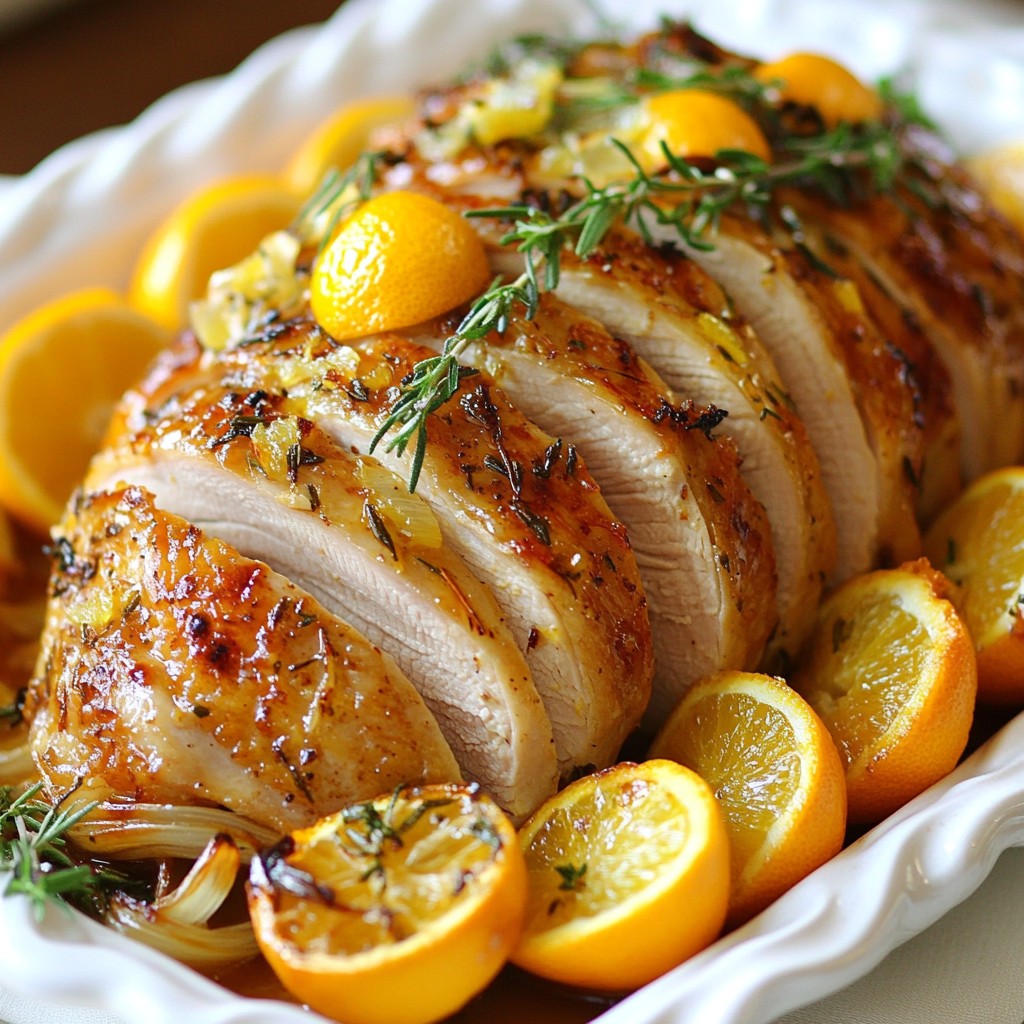 Citrus Herb Roasted Turkey Breast Flavorful Delight