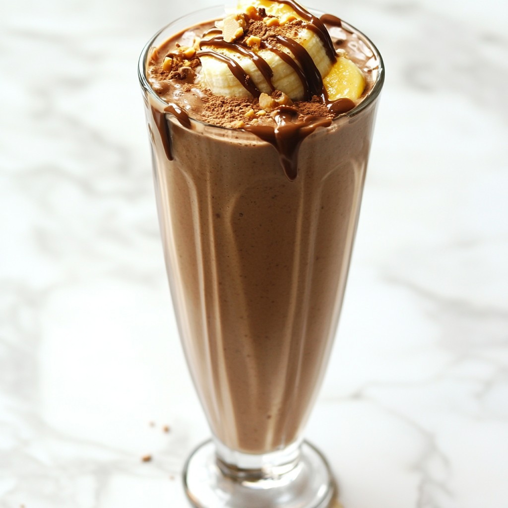 Peanut Butter Chocolate Protein Shake Healthy Blend