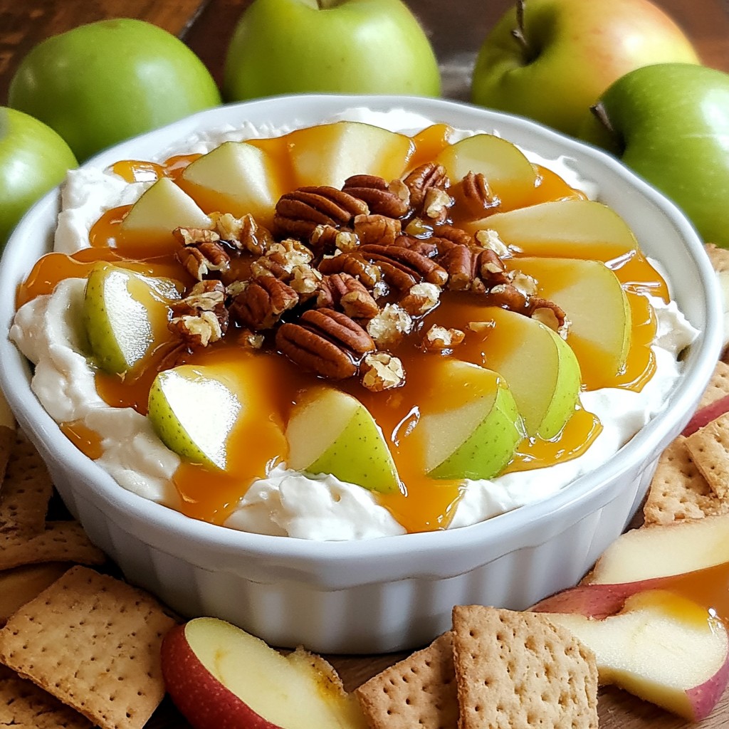 Caramel Apple Cheesecake Dip Delectable and Fun Snack