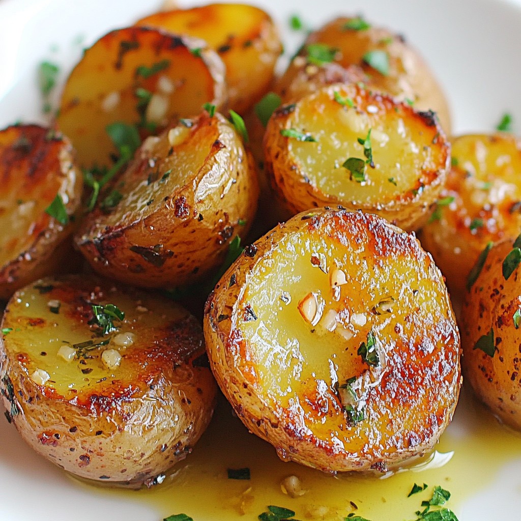 Garlic Herb Roasted Baby Potatoes Crispy Delight