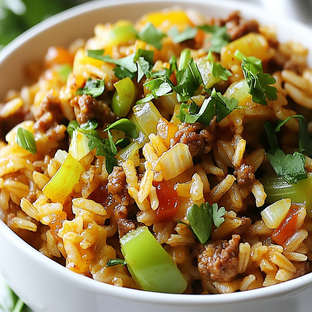 Cajun Dirty Rice with Turkey Flavorful and Hearty Dish