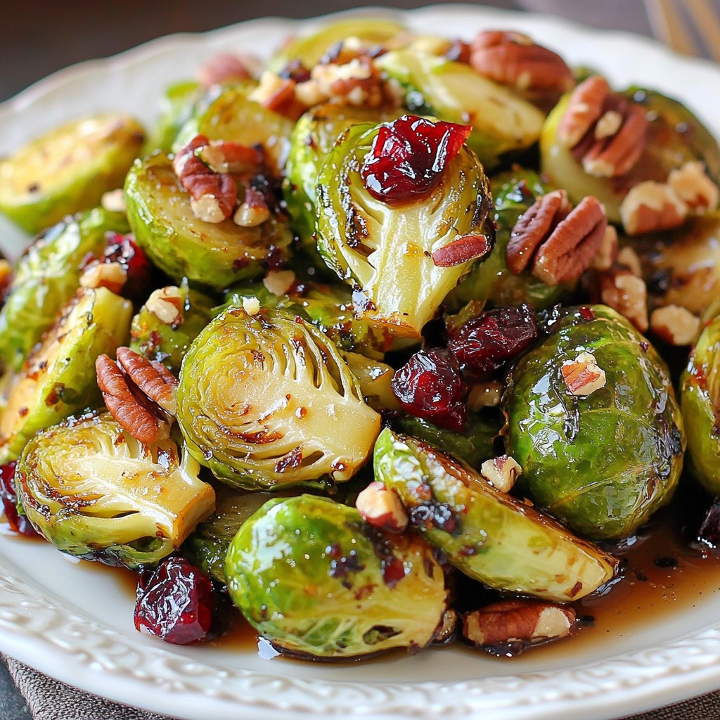 Maple Glazed Brussels Sprouts Delicious and Easy Recipe