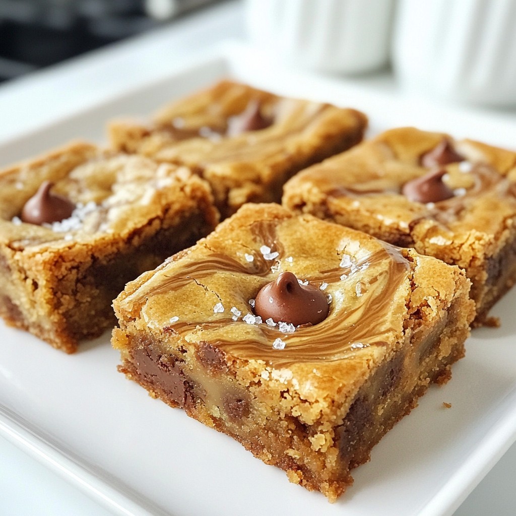 Cookie Butter Swirl Blondies Irresistible Sweet Treat