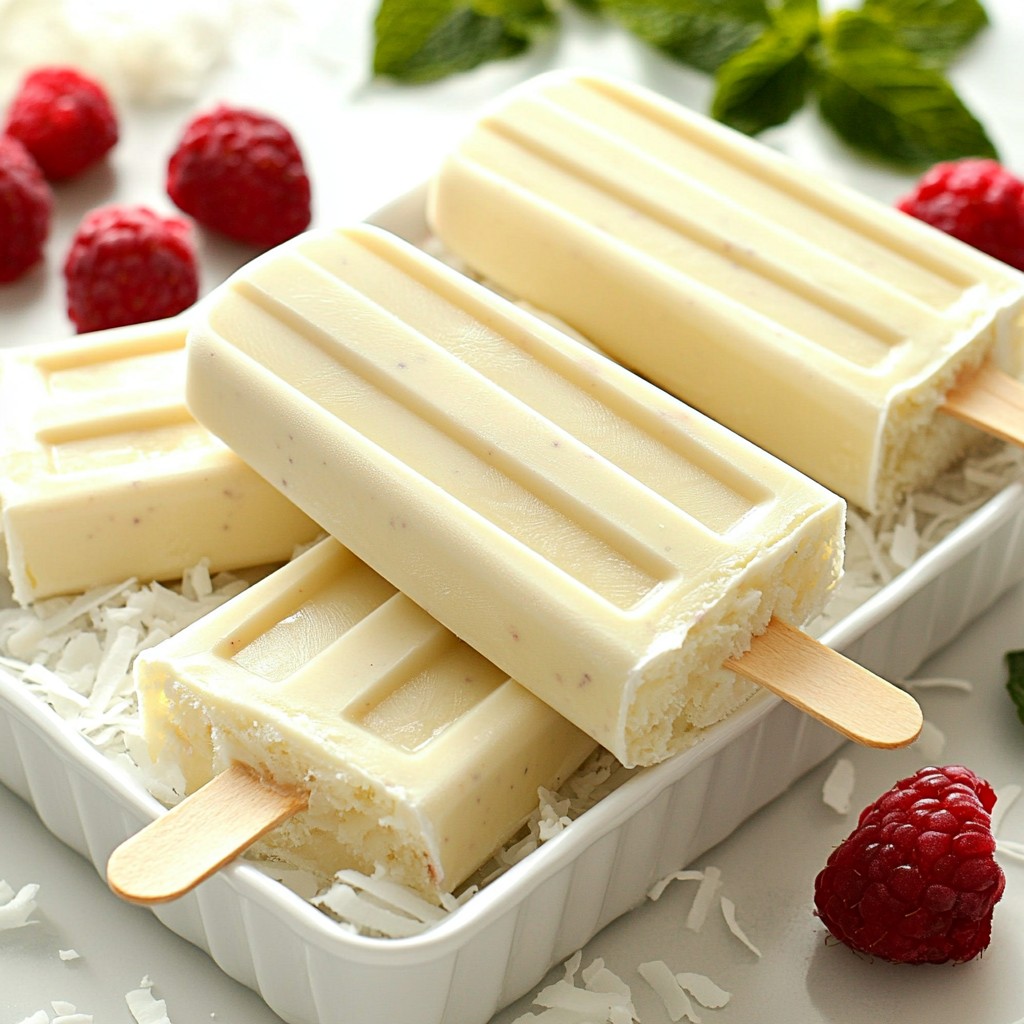 Vanilla Bean Greek Yogurt Popsicles Cool and Creamy Treat