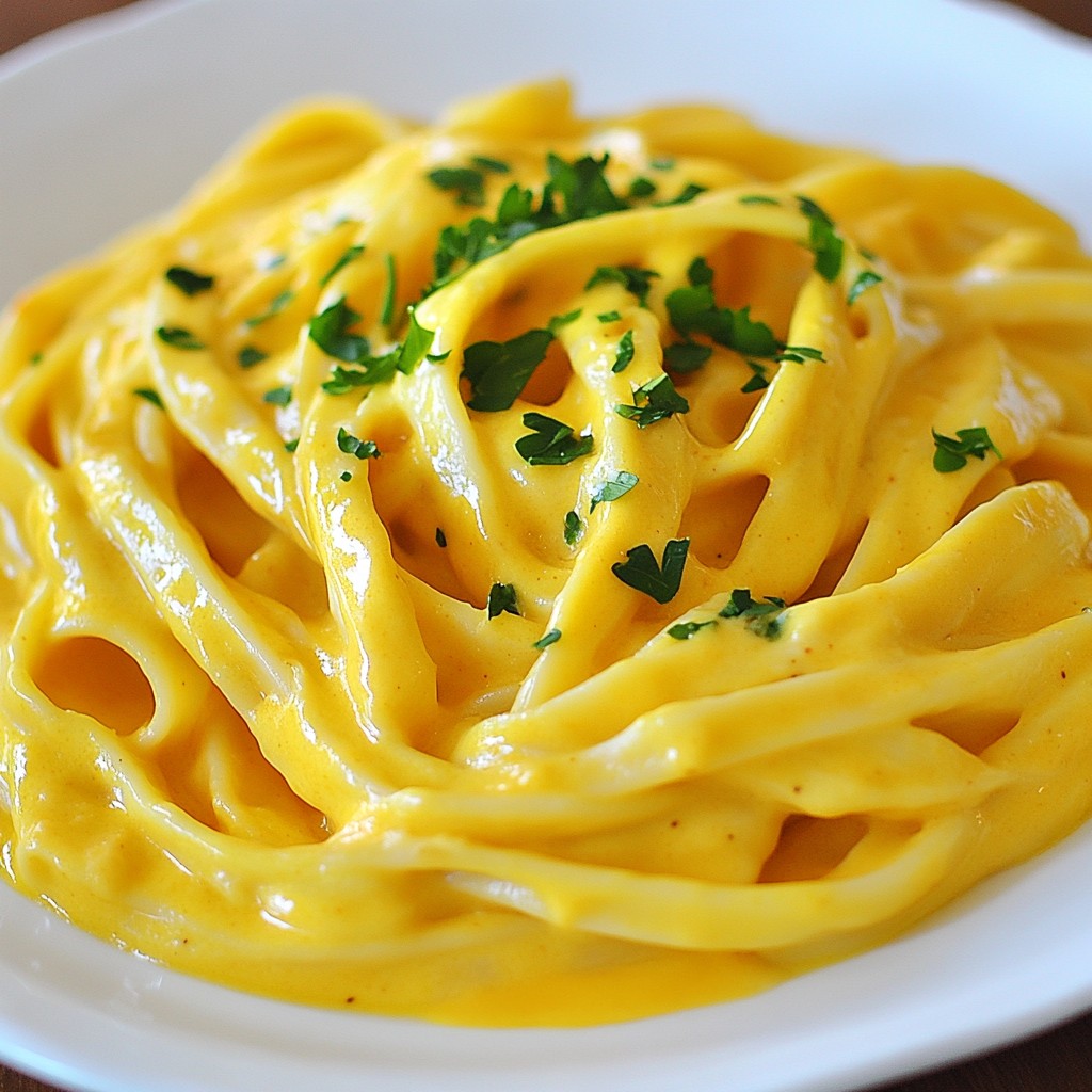 Creamy Pumpkin Alfredo Rich and Flavorful Dish
