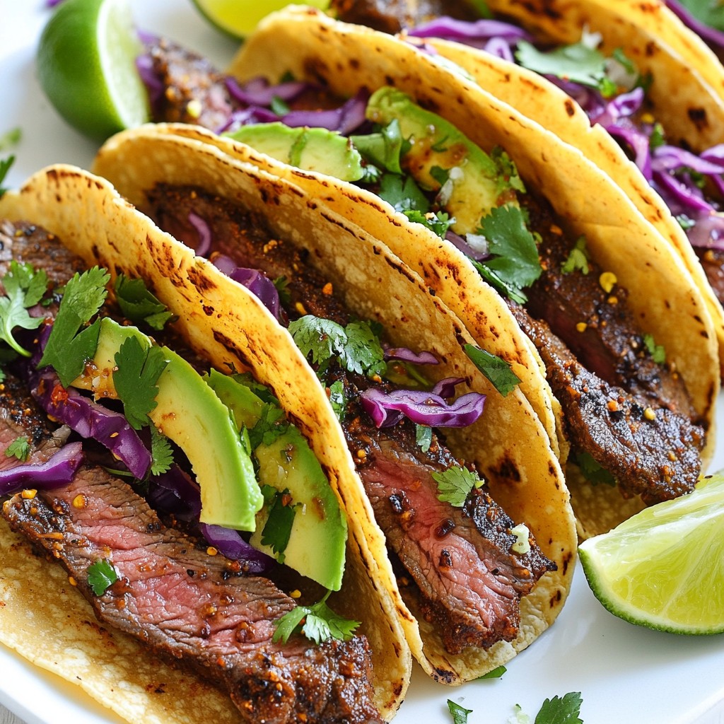Chili Lime Skirt Steak Tacos Flavorful and Fresh Meal