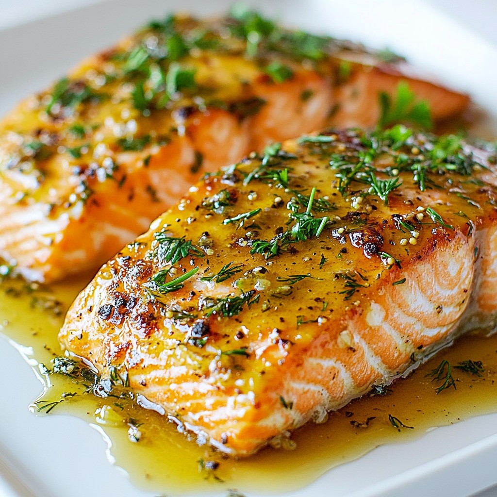 Honey Mustard Roasted Salmon Flavorful and Easy Dish