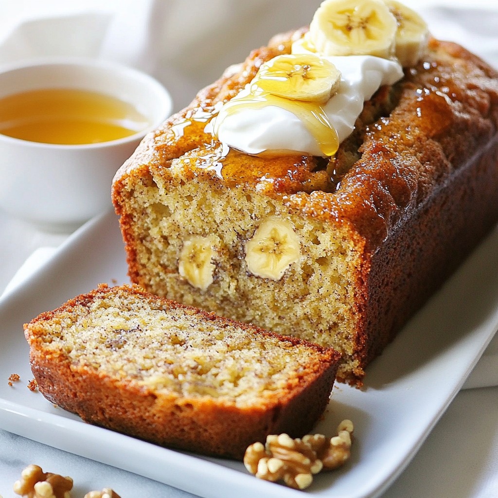 Greek Yogurt Banana Bread Delightfully Moist Recipe
