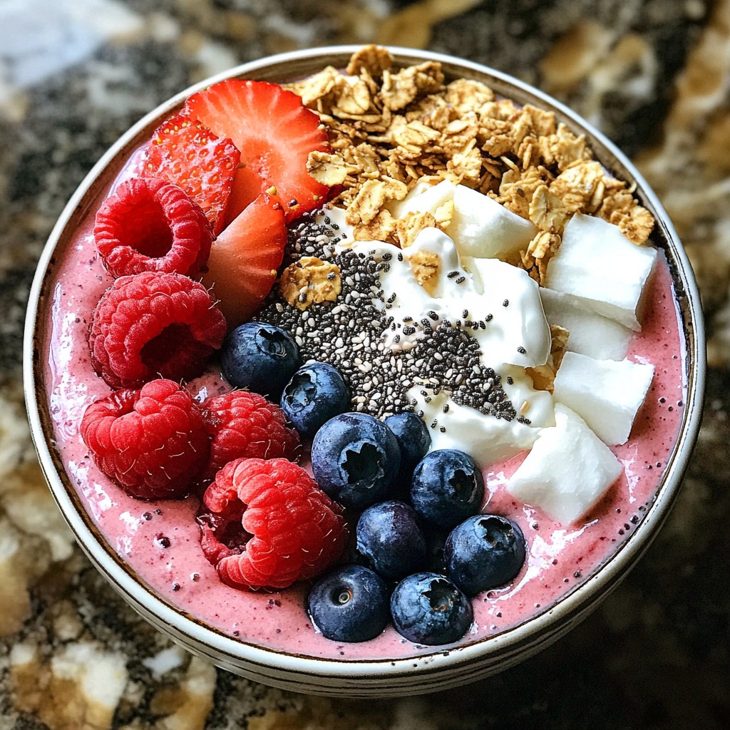 Triple Berry Smoothie Bowl Fresh and Healthy Delight