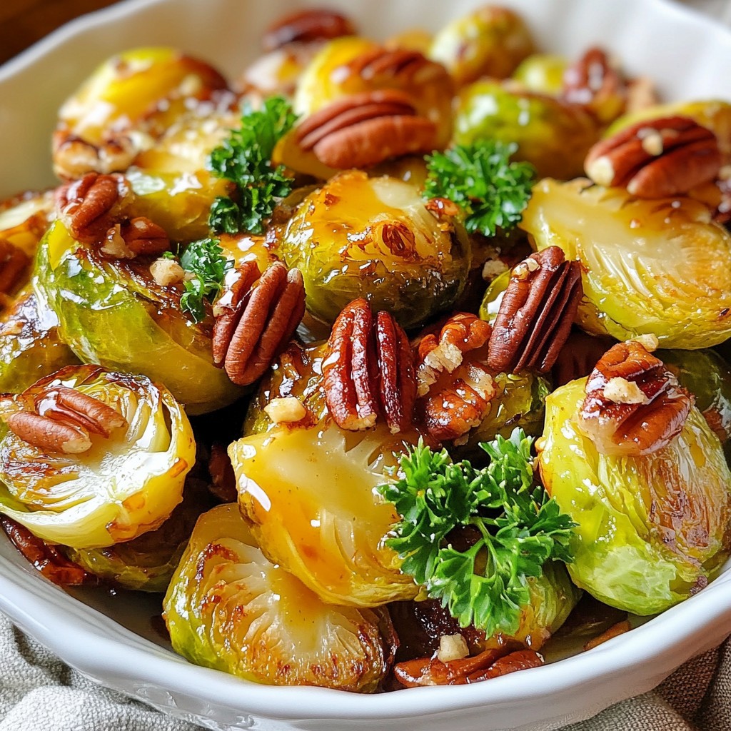 Maple Dijon Roasted Brussels Sprouts Flavorful Delight