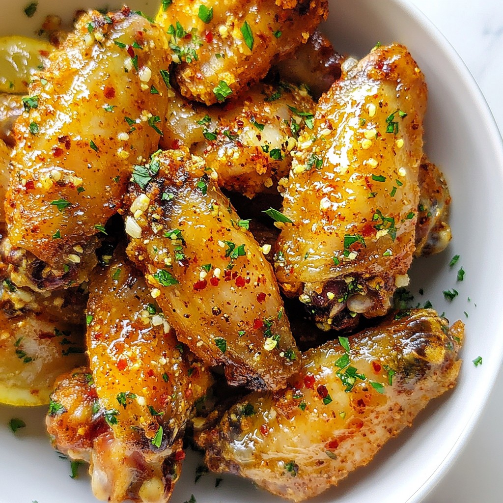 Garlic Parmesan Air Fryer Wings Easy and Flavorful Meal