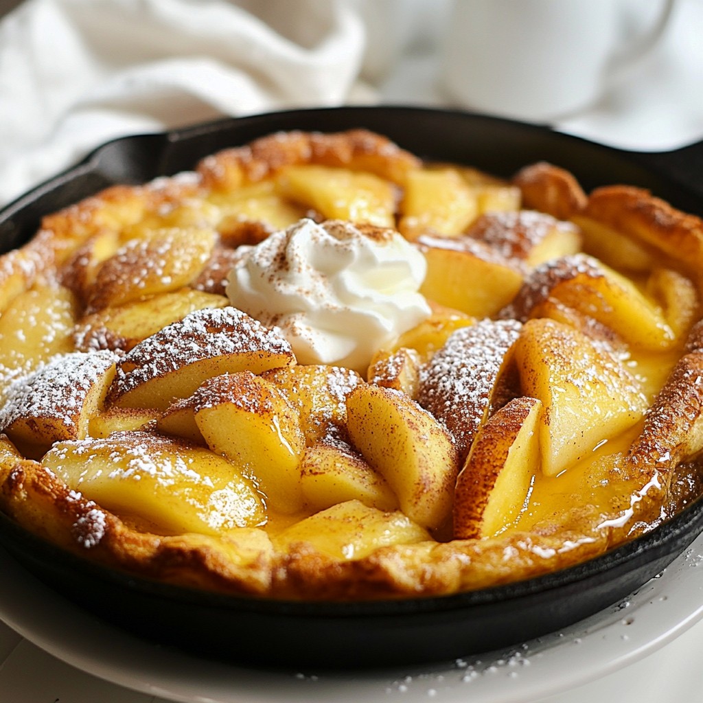 Rustic Apple Cinnamon Dutch Baby Cozy and Easy Recipe