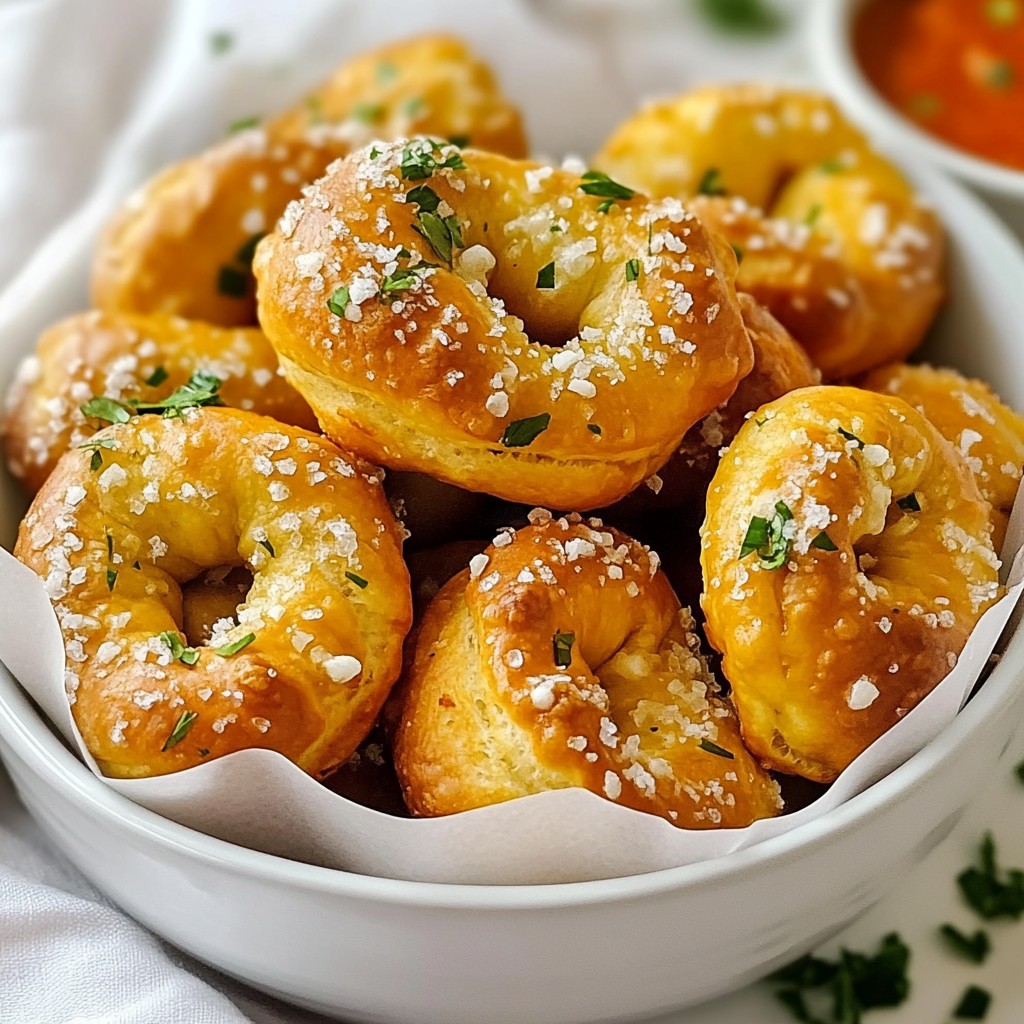 Garlic Parmesan Pretzel Bites Tasty and Easy Recipe
