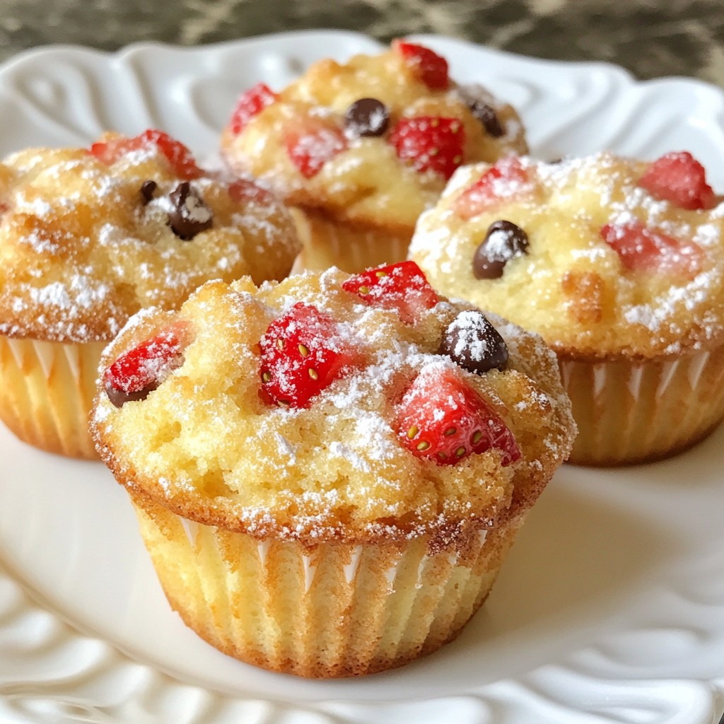 Savory Strawberry Chocolate Chip Muffins Recipe