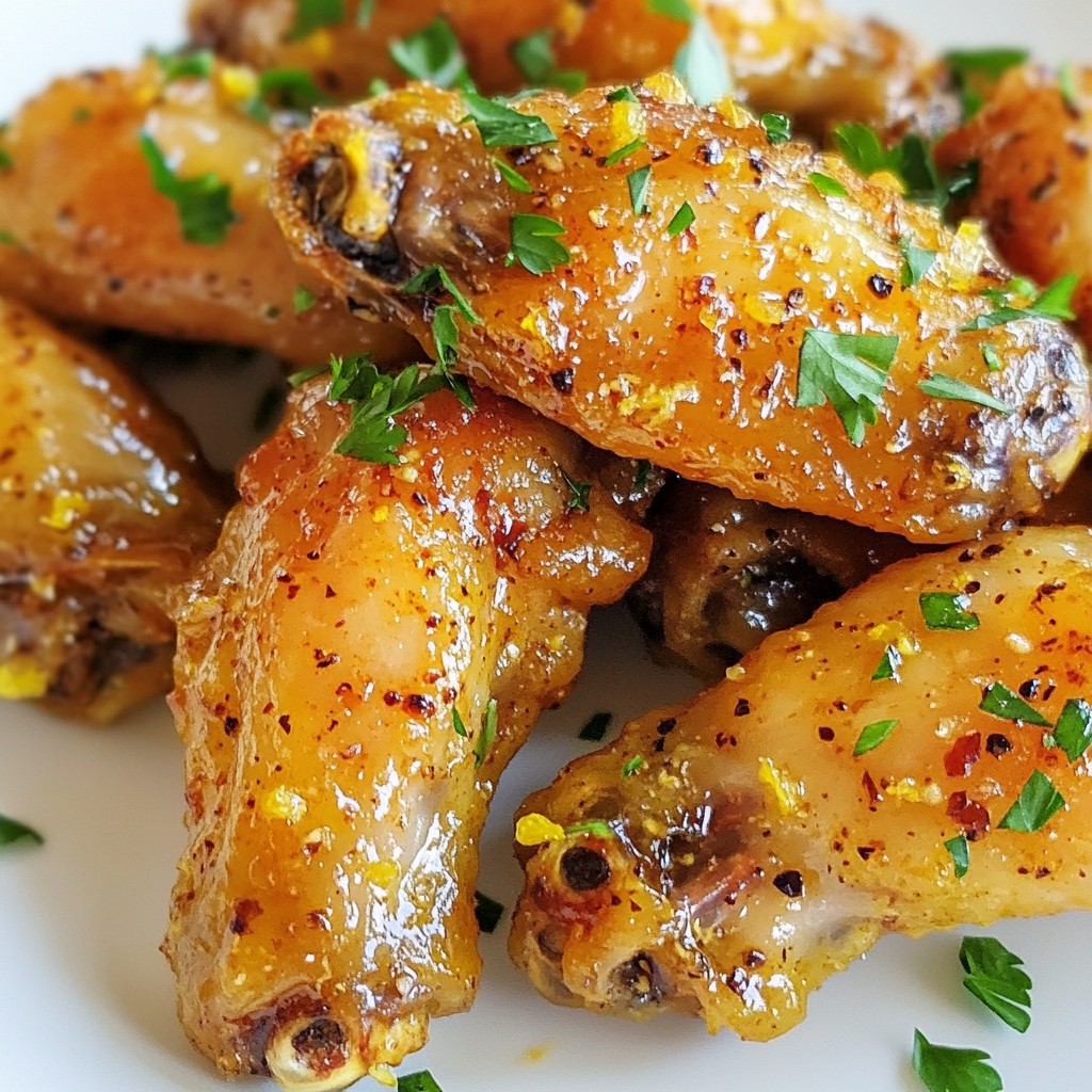 Crispy Lemon Pepper Wings Perfectly Tangy Delight