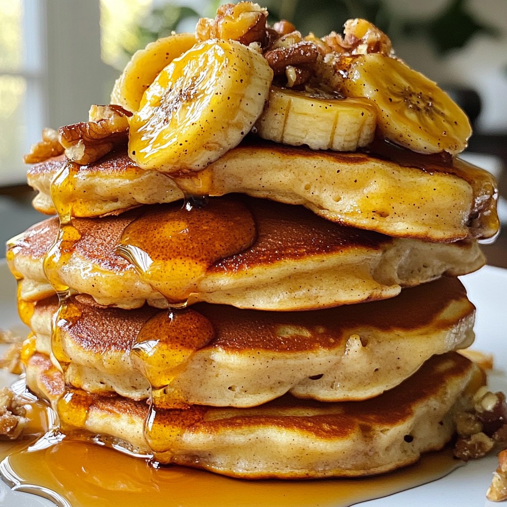 Caramelized Banana Pancakes Delightful and Easy Recipe