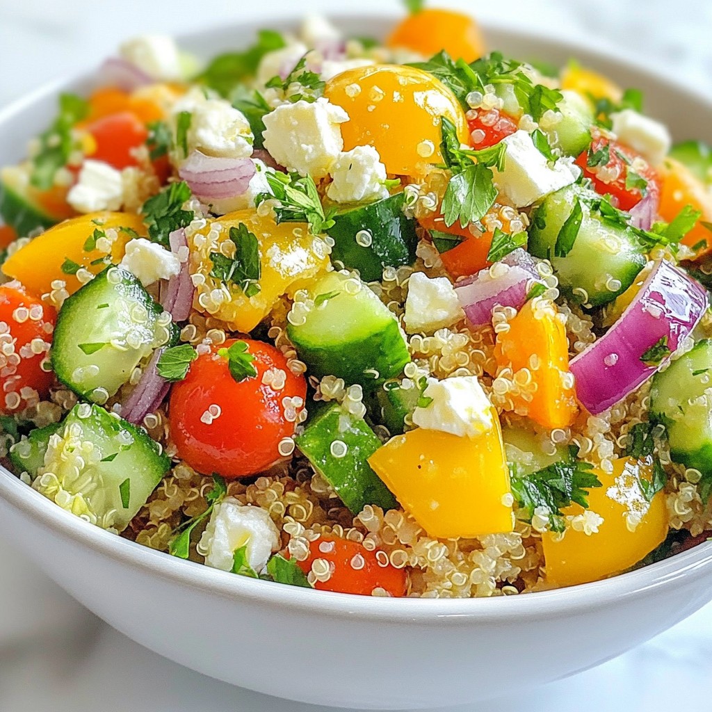 Lemon Herb Quinoa Salad Fresh and Flavorful Delight