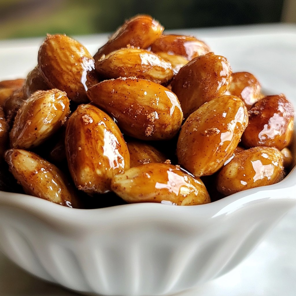 Maple Cinnamon Roasted Almonds Crunchy Delight Recipe