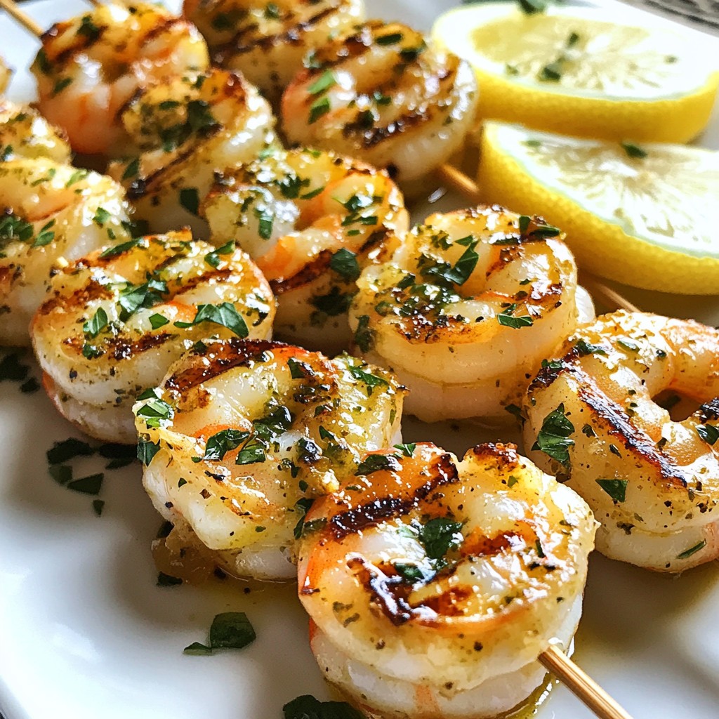 Garlic Herb Shrimp Skewers Flavorful Grilled Delight